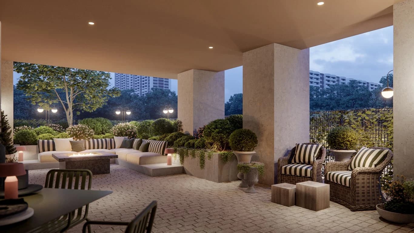 Terrace with Park