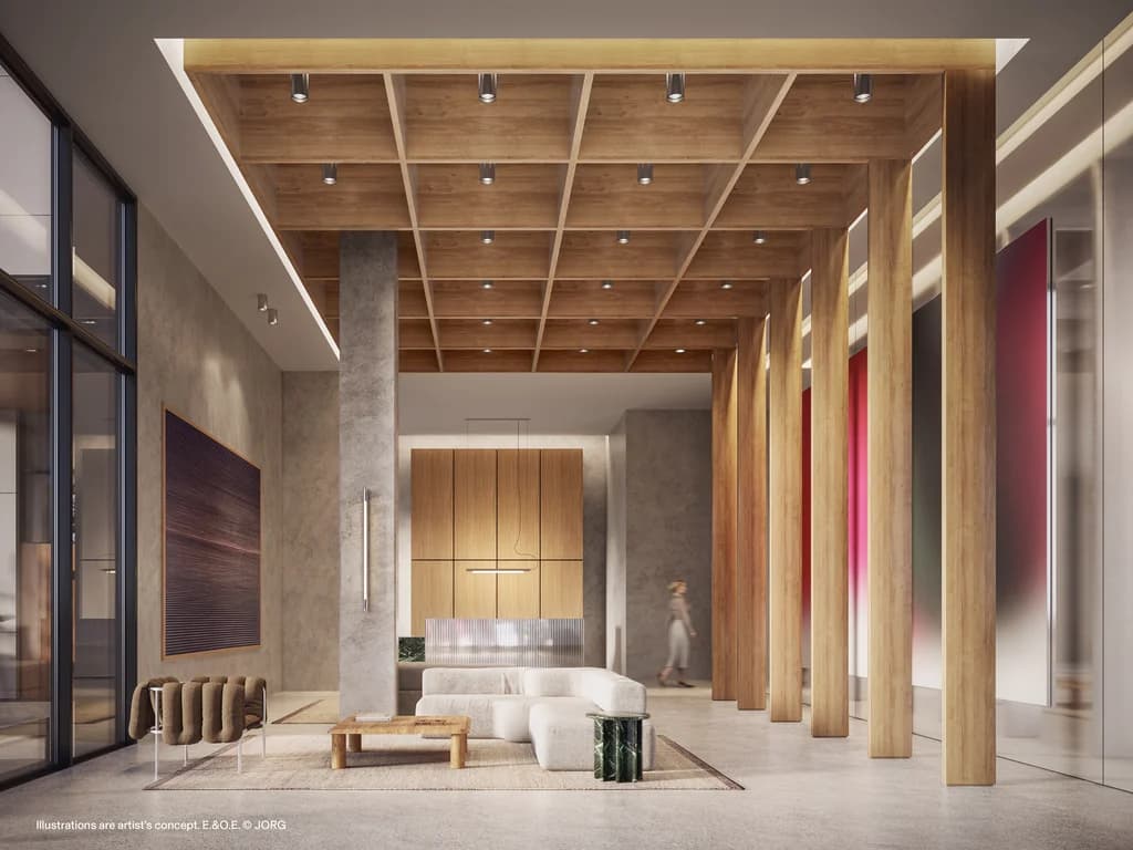East Residential Lobby with Lounge