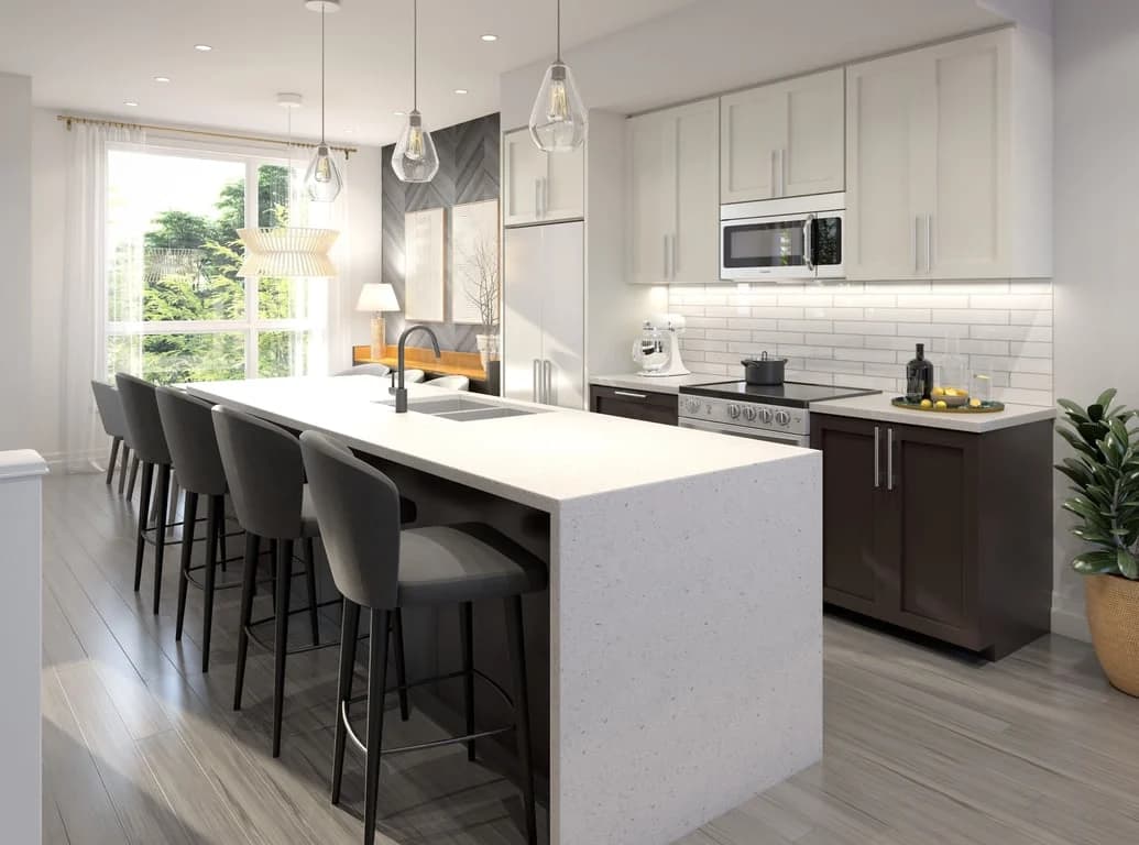 Kitchen Area with Island
