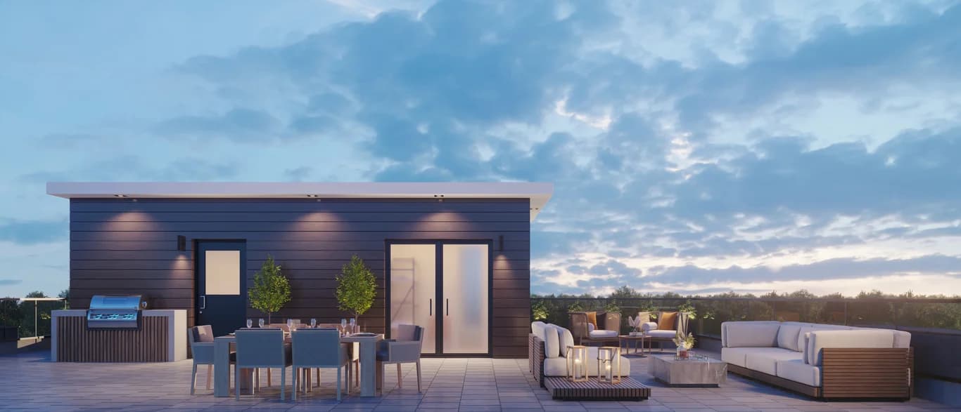 Roof Terrace Dusk