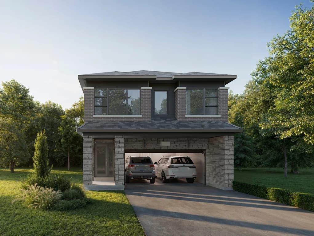 32-3 2 Car Garage Parking