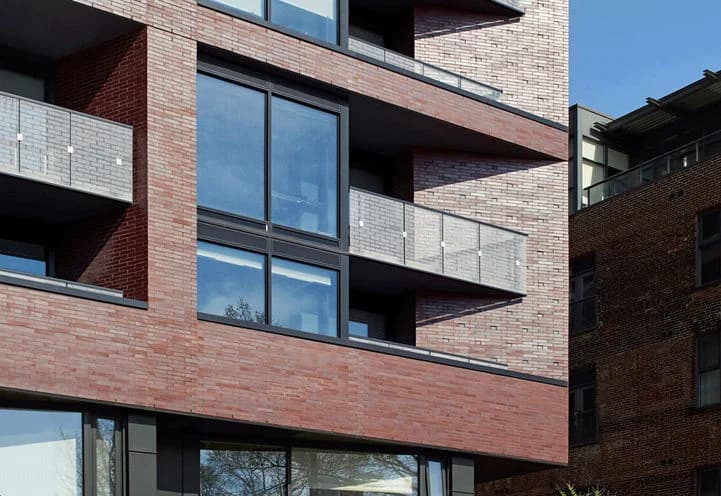 Close-Up View of Resident 39 Private Balconies
