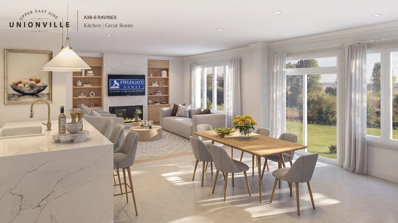A38-6 RAVINES_KITCHEN_GREATROOM_LR