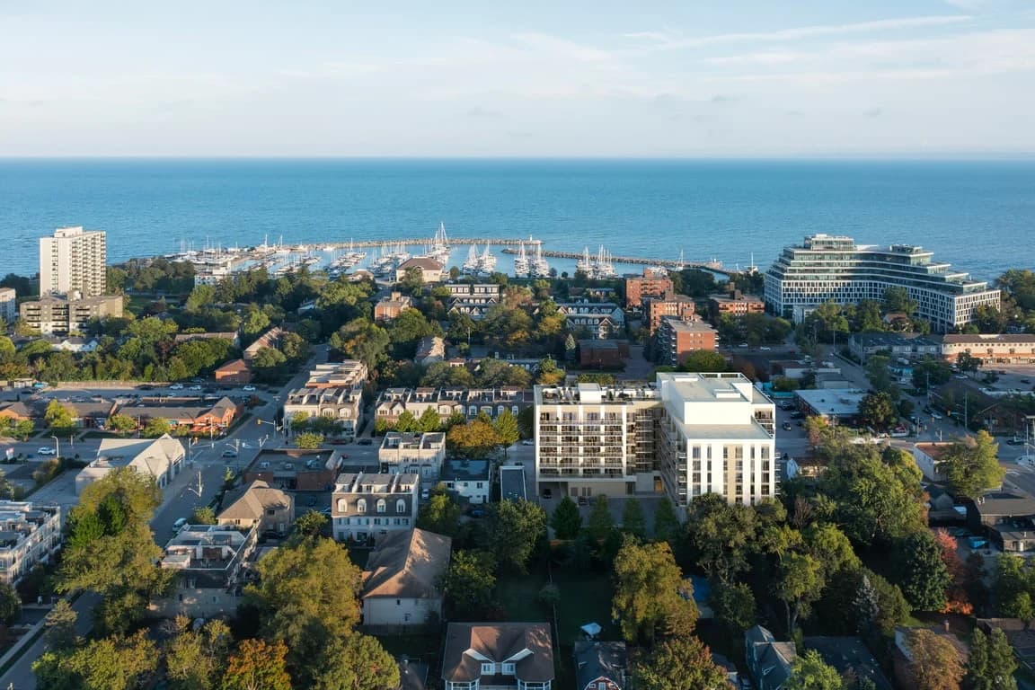 Aerial Exterior Drone View