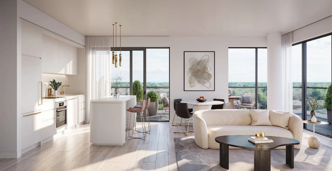 Interior Suite Kitchen Living
