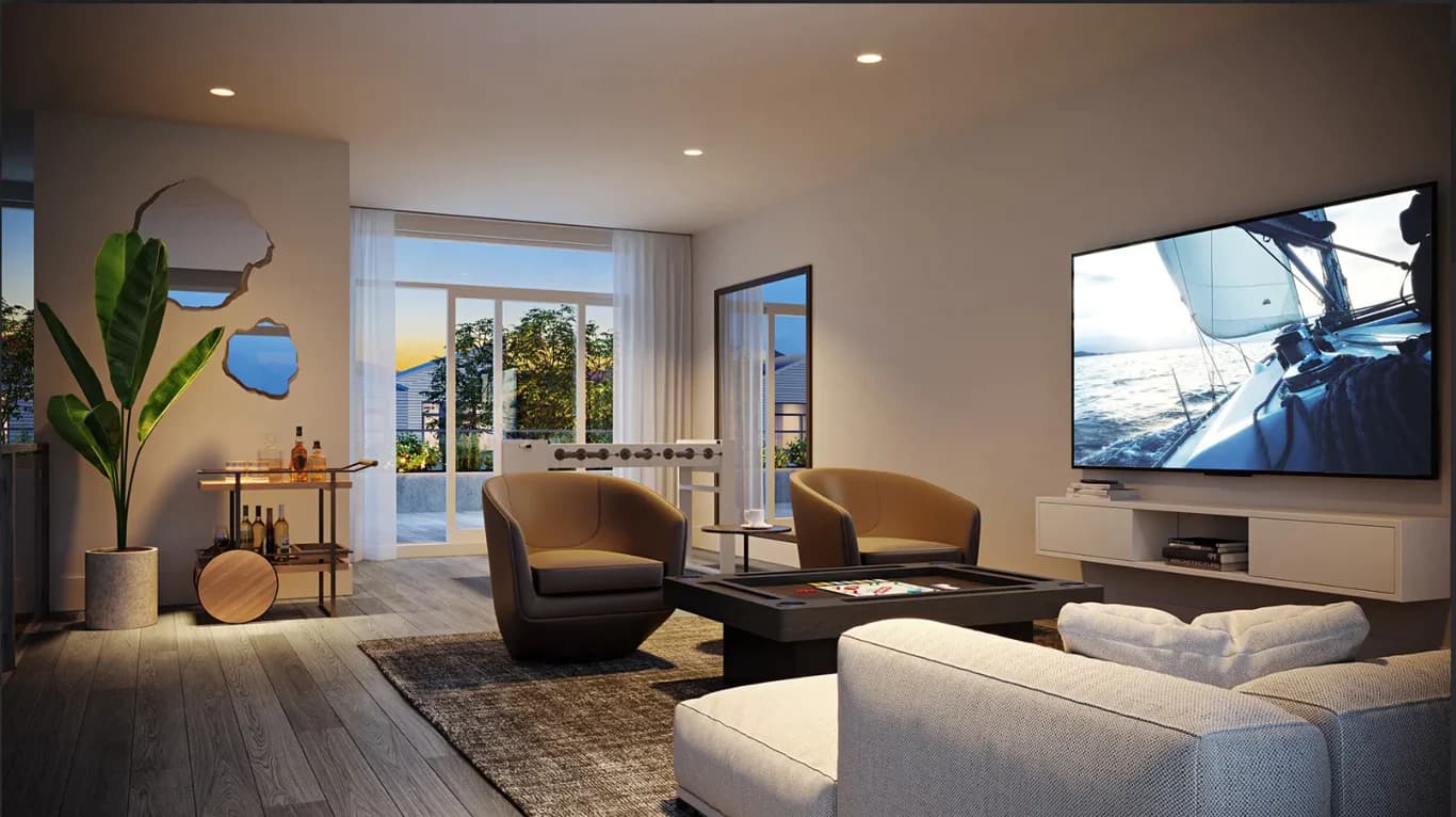 Flex Space as Entertainment Room