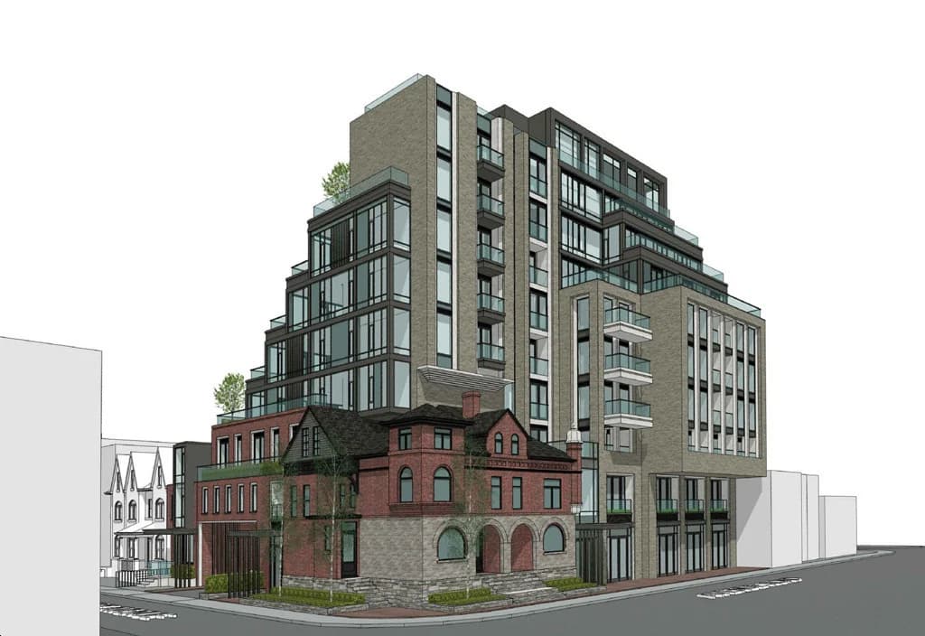 110-Avenue Road Condos Street Level View of Exteriors-2