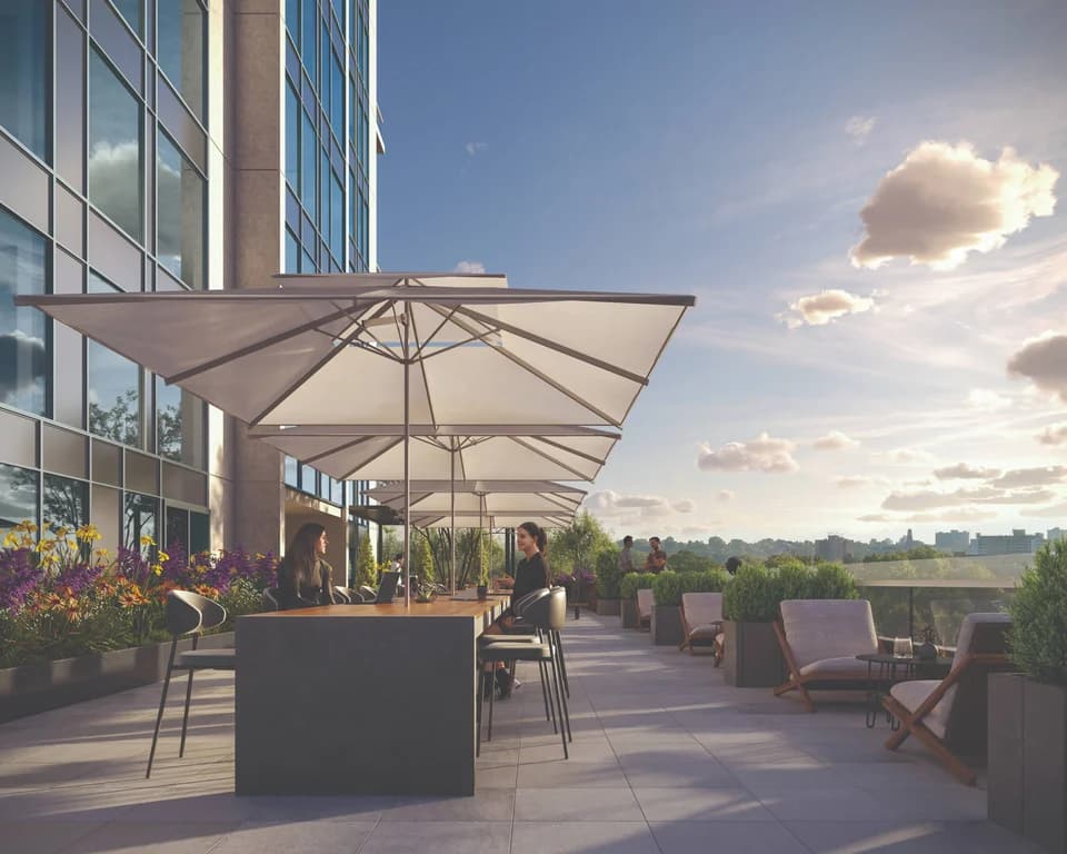 Rooftop Terrace Work Zone