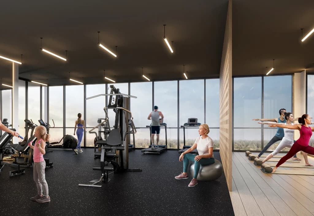Fitness Room and Yoga Studio